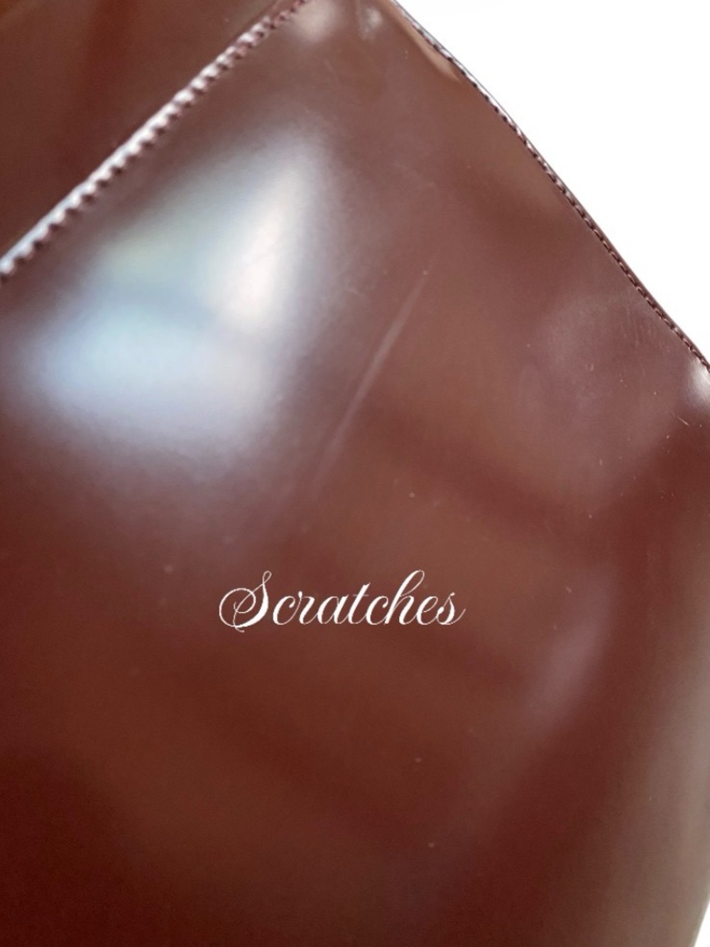 Etienne Aigner vintage top handle burgundy leather satchel - Picture 7 of 9